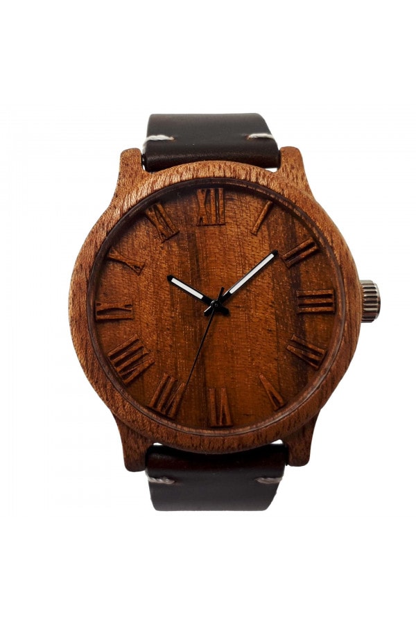 Dřevěné 3D hodinky - Time I