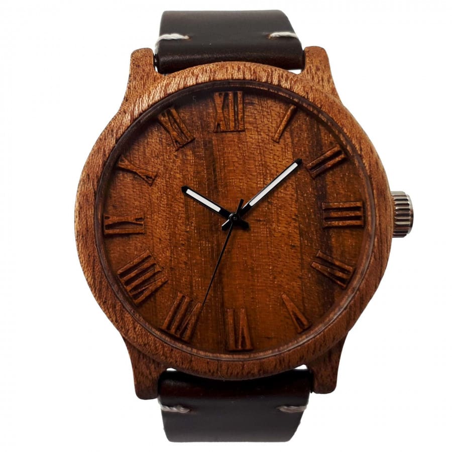 Dřevěné 3D hodinky - Time I