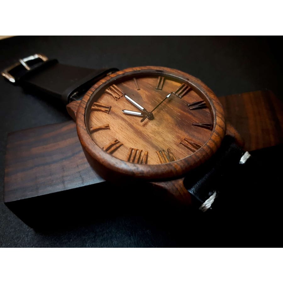 Dřevěné hodinky 3D - Time TOP