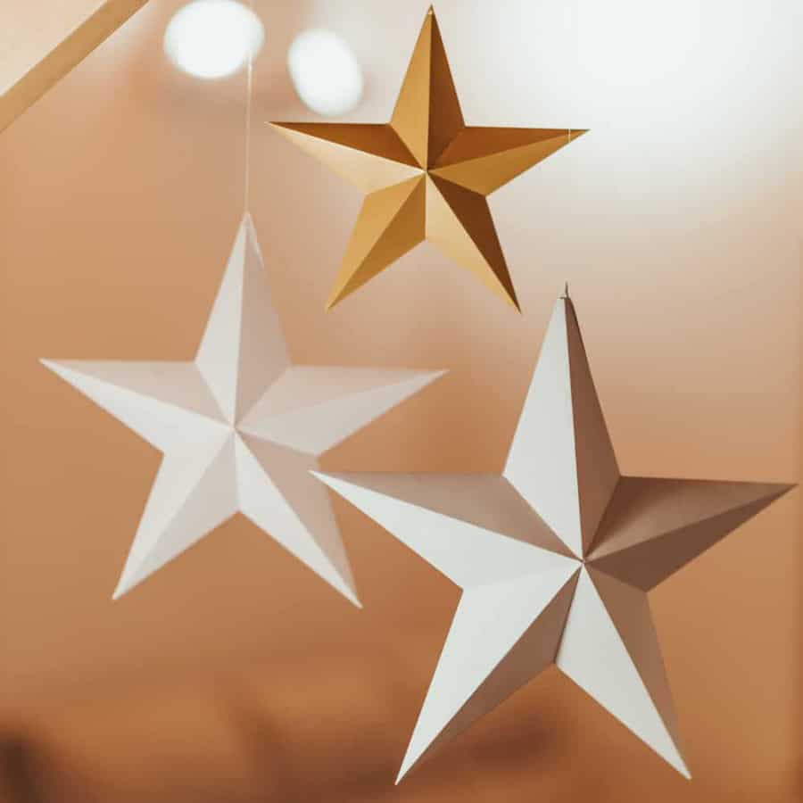 Vánoční hvězda – sada 3 kusy
