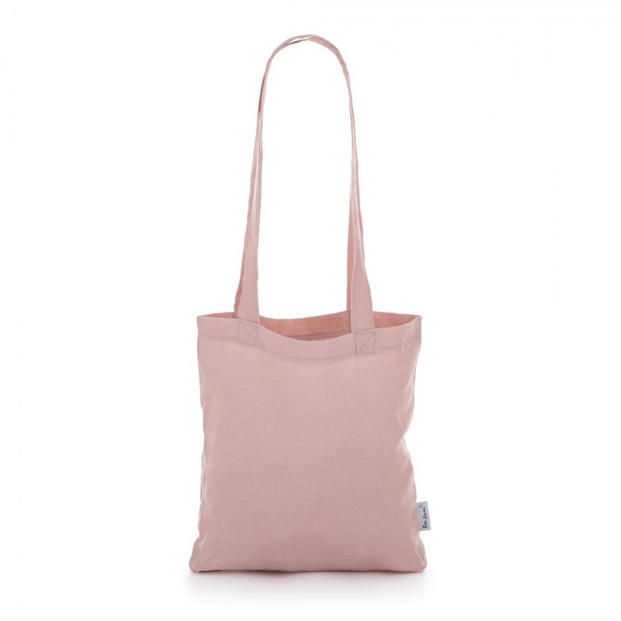 Lněná taška Pudrově růžová Tom Linen