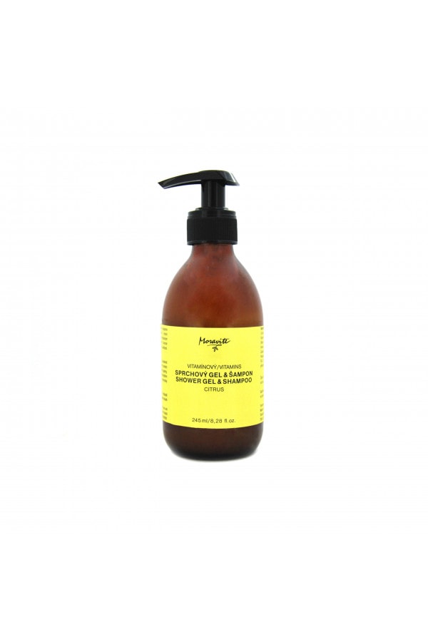 Vitamínový sprchový gel a šampon-citrus