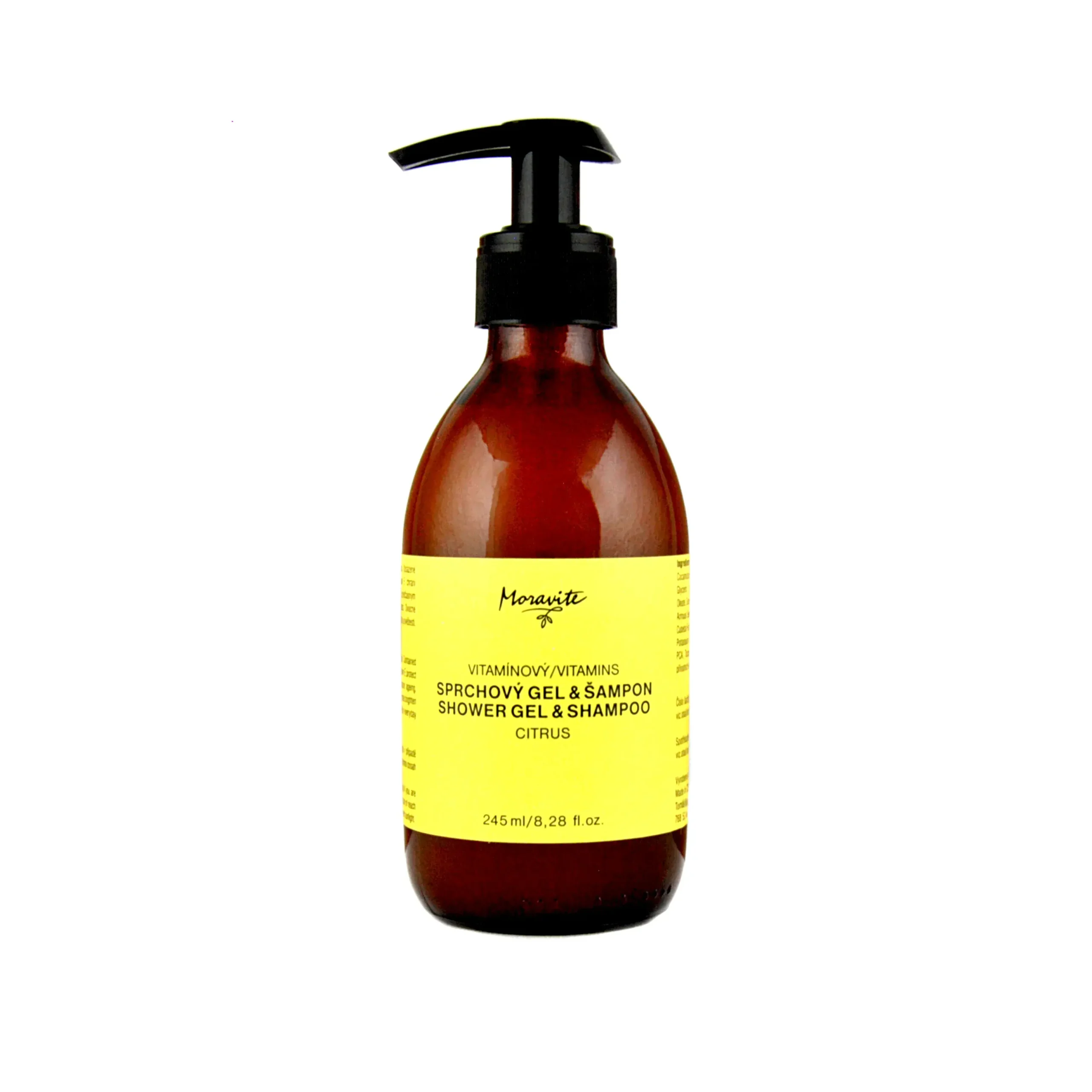 Moravité - sprchový gel a šampon Citrus